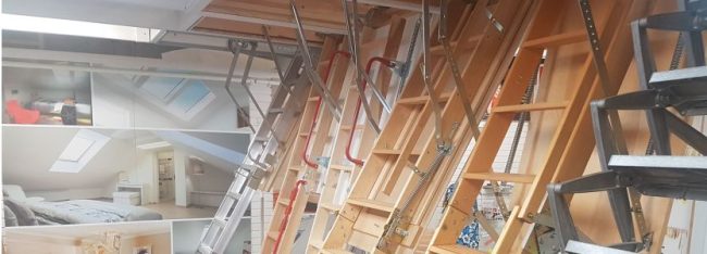 1909_How-to-choose-the-right-attic-ladder Ladders in Showroom.