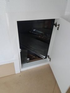 Storage Hatch in Roof.