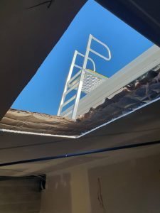 Installing Roof Hatch.