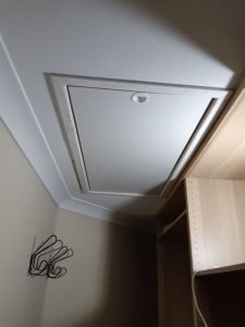 Attic Access Door.