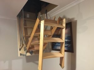 Attic Ladder Folding Down.