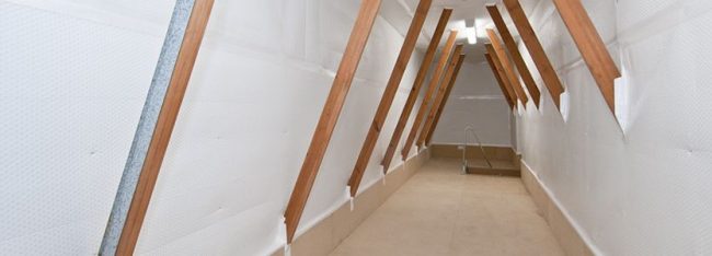 Attic-Conversion-for-a-trussed-roof Clean Attic Storage.