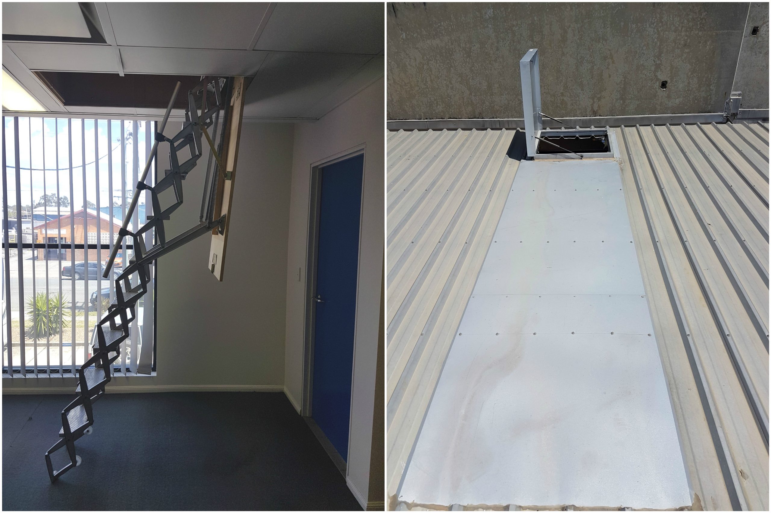 Columbus-combined-photo Columbus Attic Ladder.