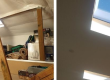 Installing skylight.