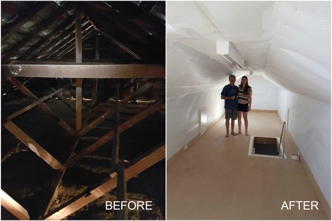 FotorCreated-e1479884758252 Before and After Attic Conversion.