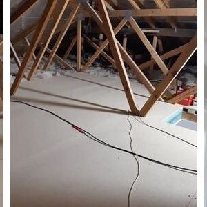 Attic Storage in Roof.