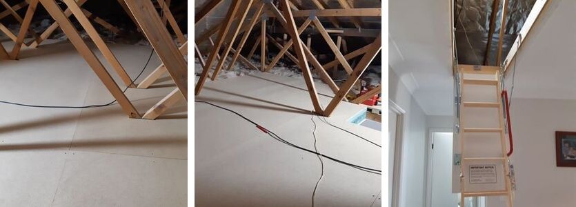 Attic Storage in Roof.