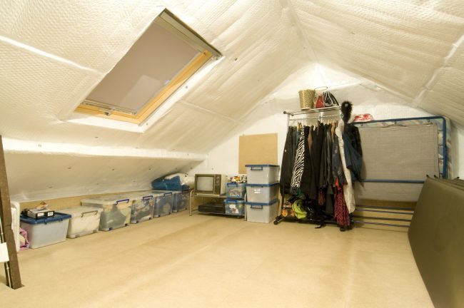 Storey House, Nth Caulfield Attic Storage.