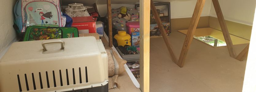 Storage in Attic.