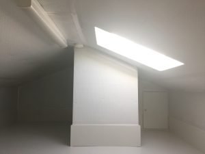 Roof Storage with Skylight.
