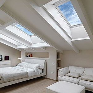 Skylights in a Bedroom.