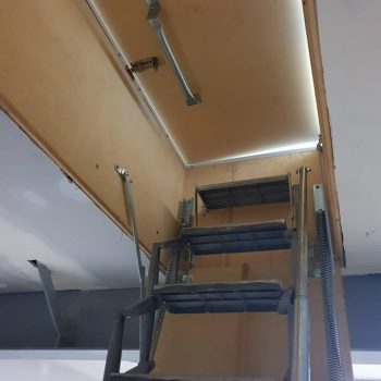 Roof Access ladder and hatch