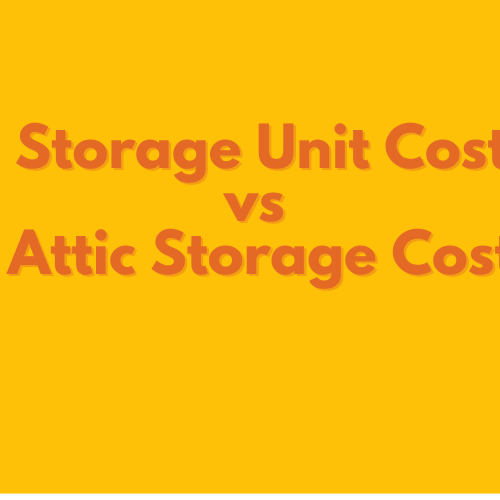 Storage Unit vs Attic Storage