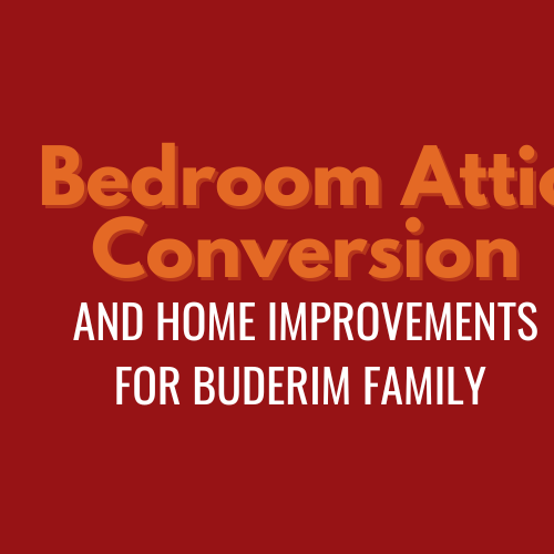 Bedroom attic conversion and home improvements for Buderim family