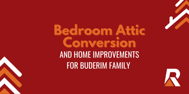 Bedroom attic conversion and home improvements for Buderim family