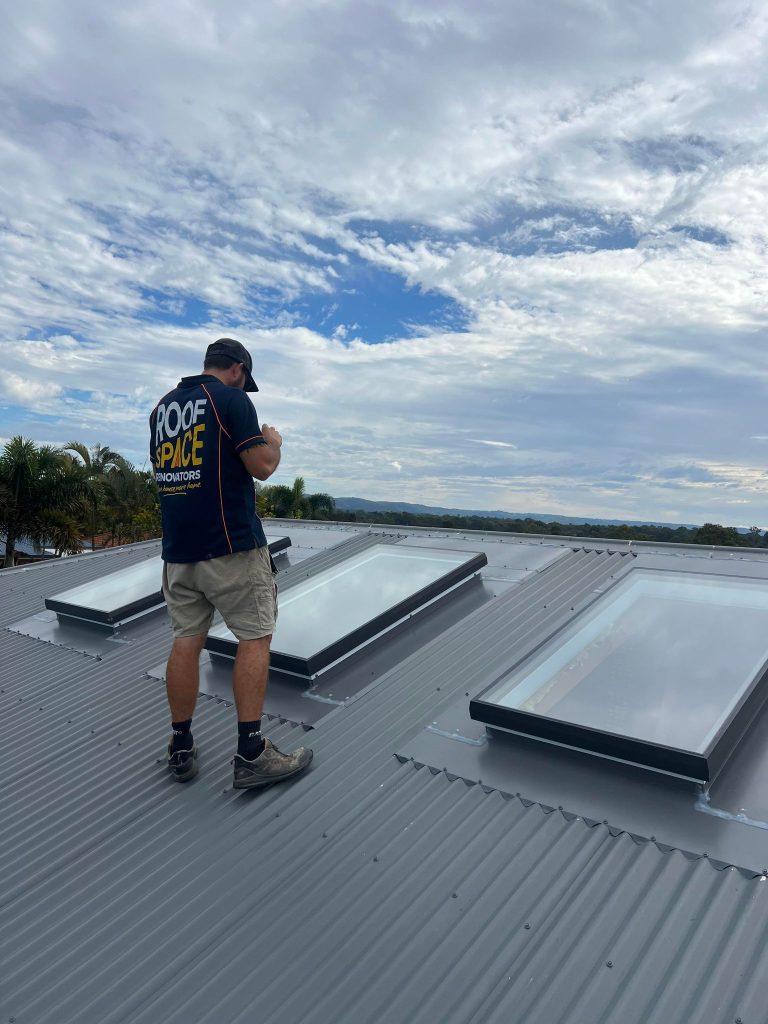 Professional skylight installation on Brisbane roof